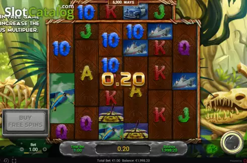 Bildschirm3. Legacy of Kong Maxways slot