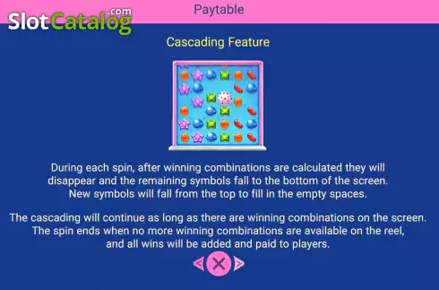 Game Features screen 3. Candy Pop 2 slot