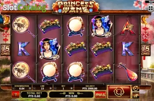 Bildschirm2. Princess Wang slot