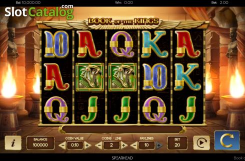 Schermo3. Book of the Kings slot