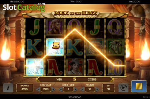 Schermo5. Book of the Kings slot