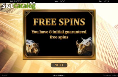 Free Spins 2. Wilds of Wall Street 2 slot