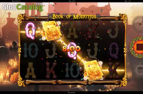 Win Screen 3. Book of Muertitos slot
