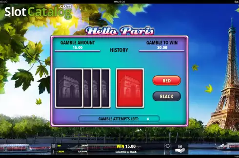 Gamble. Hello Paris (Spearhead Studios) slot