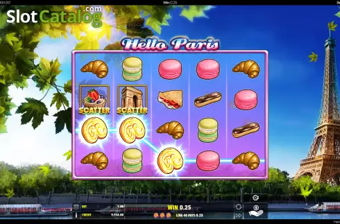Captura de tela5. Hello Paris (Spearhead Studios) slot