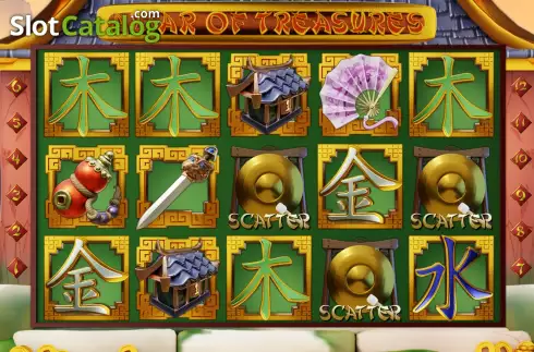 Free Spins Gameplay Screen. Altar Of Treasures slot