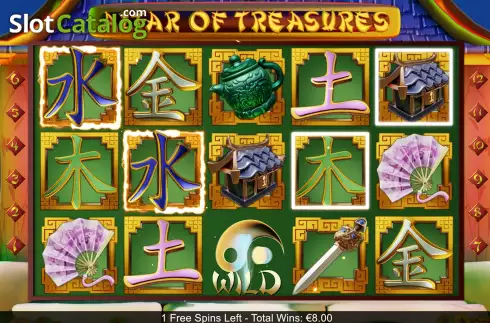 Free Spins Gameplay Screen 2. Altar Of Treasures slot