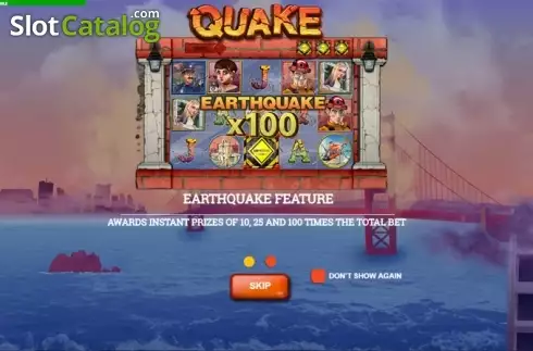 画面2. Quake カジノスロット