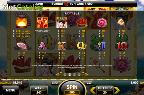 Captura de tela6. Phoenix Queen (Spin Games) slot