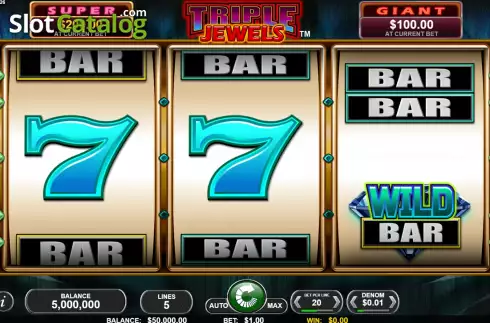 Captura de tela2. Triple Jewels (Spin Games) slot