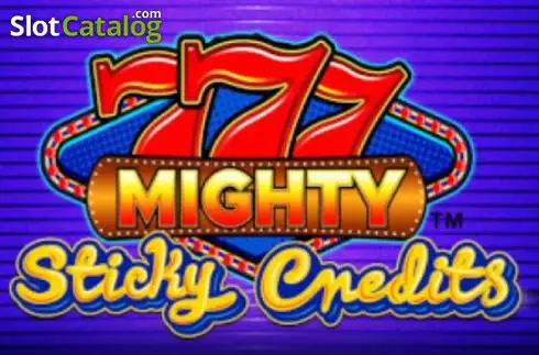 Mighty 777 Sticky Credits Logotipo