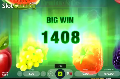 Win screen 2. Fruits and Co slot
