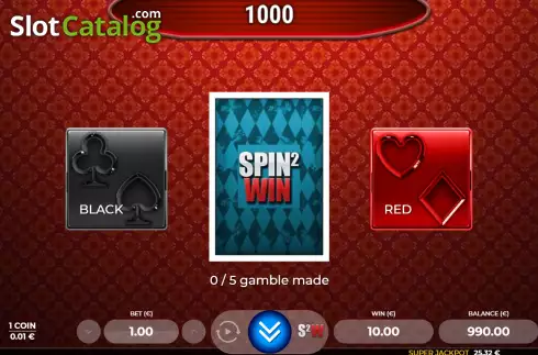 Risk Game screen. Joker Poker 3 slot