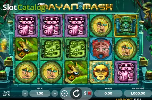Skärmdump2. Mayan Mask slot