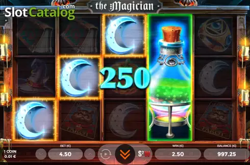 Win screen 2. The Magician slot