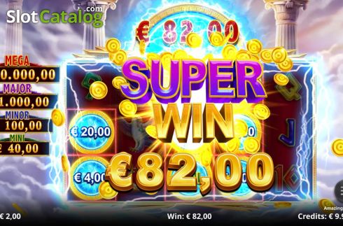 Super Win. Amazing Link Zeus slot