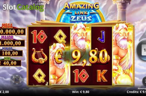 Win Screen 2. Amazing Link Zeus slot