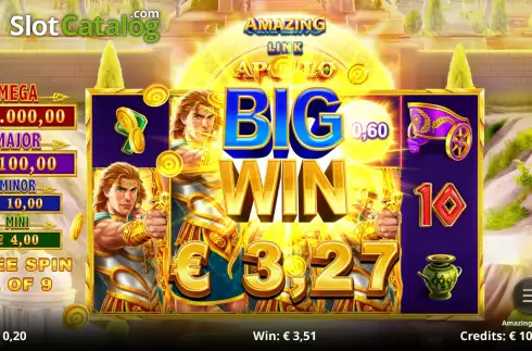 Big Win. Amazing Link Apollo slot