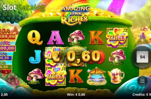 Win Screen 1. Amazing Link Riches slot