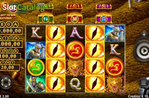 Bildschirm3. Dragon's Cache slot