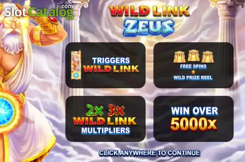 Schermo2. Wild Link Zeus slot
