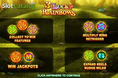 Schermo2. 3 Lucky Rainbows slot