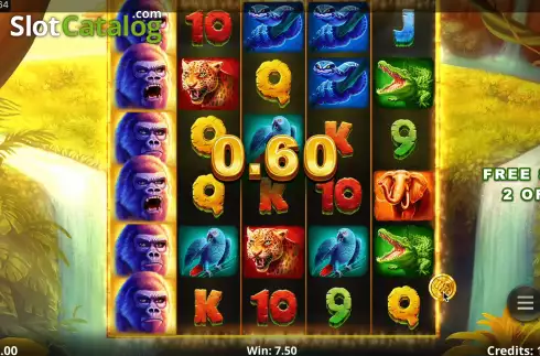 Ekran6. Action Boost Gorilla Gems yuvası