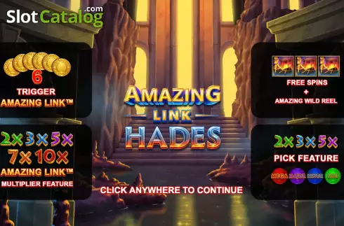 Bildschirm2. Amazing Link Hades slot