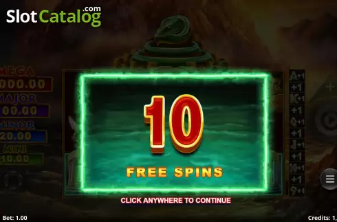 Free Spins Win Screen 2. Amazing Link Medusa slot