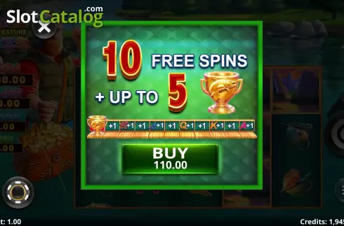 Buy Feature Screen. Amazing Link Frenzy slot