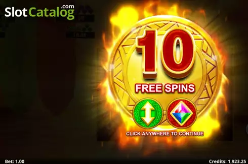 Free Spins Win Screen 3. Action Boost Tiki Treasures slot
