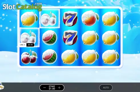 Écran4. Icy Fruits 10 Machine à sous