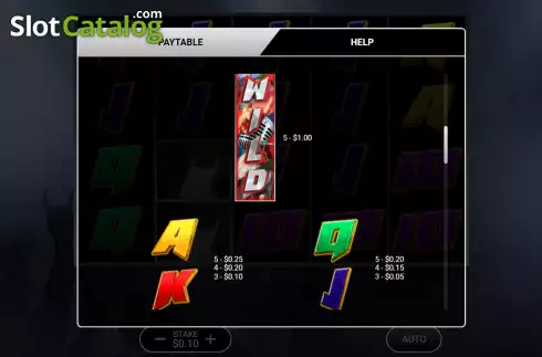 PayTable screen 2. Heavy Metal Wilds slot