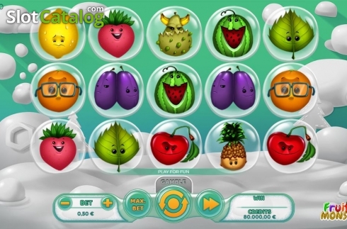 Reel Screen. Fruit Monster slot