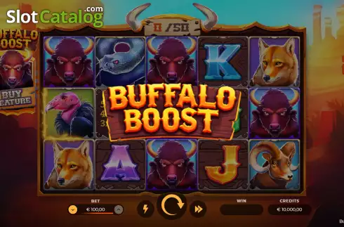 画面2. Buffalo Boost カジノスロット