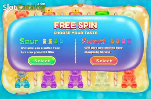 Free Spins screen. Jelly Teddy slot
