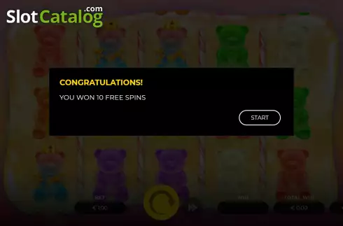 Free Spins screen 2. Jelly Teddy slot