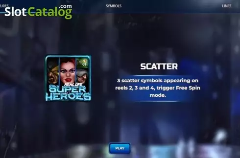 Captura de tela9. Real Life Super Heroes slot