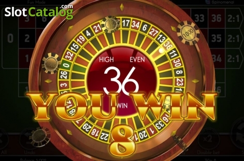 Game Screen 5. European Roulette (Spinomenal) slot