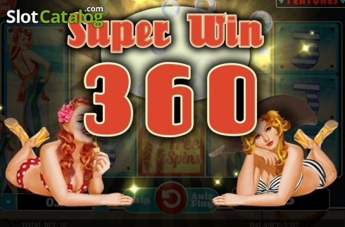 Super Win. 4 Lucky Pin-ups slot