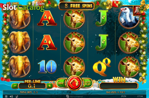 Free Spins 2. Majestic King Christmas Edition slot