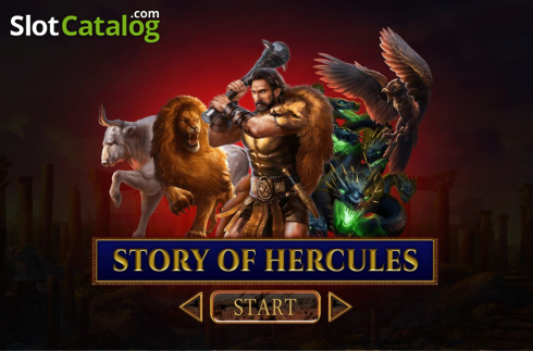 Bildschirm2. Story of Hercules slot