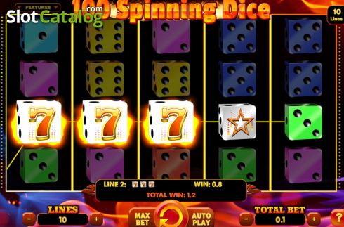 Win Screen 1. 100 Spinning Dice slot