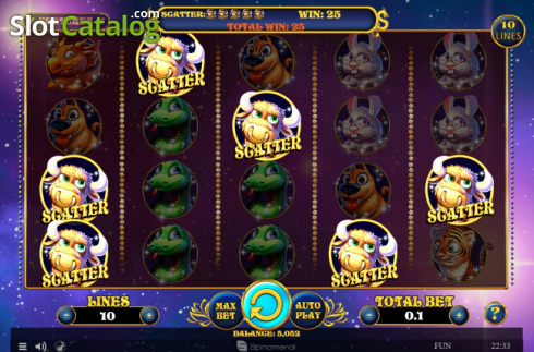 Win Screen 2. Year of the Rat (Spinomenal) slot