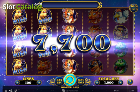 Win Screen 3. Year of the Rat (Spinomenal) slot