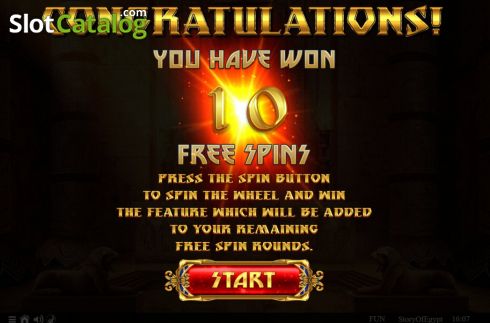 Free Spins 1. Story of Egypt slot