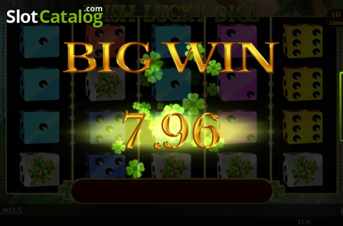 Big Win. Irish Lucky Dice slot