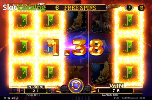 Free Spins 4. Book Of Demi Gods 2 slot