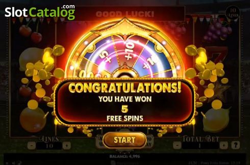 Free Spins. Penny Fruits Xtreme Champions League slot