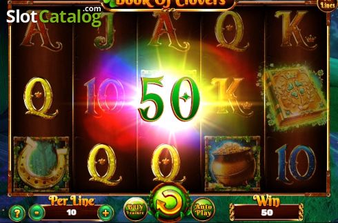 Win 3. Book Of Clovers slot